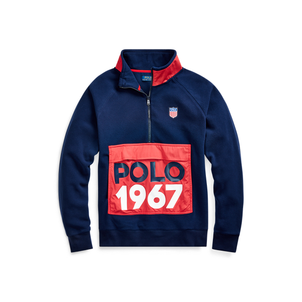 polo half zip jacket