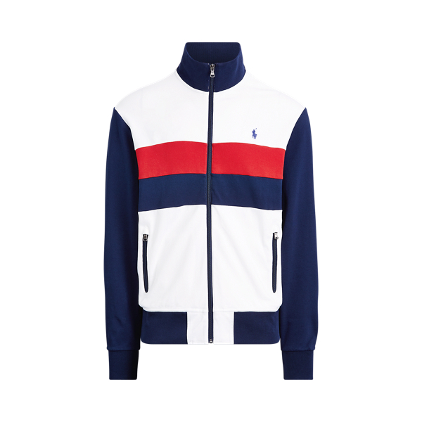 polo ralph lauren men's interlock cotton track jacket