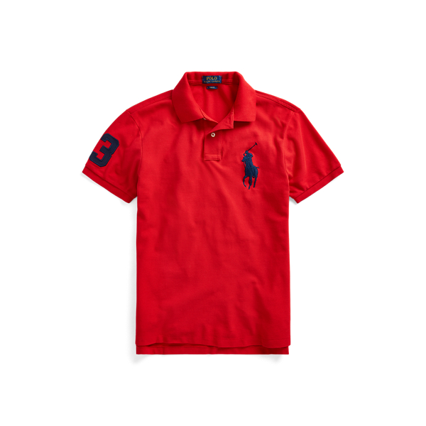 black and red polo ralph lauren shirt