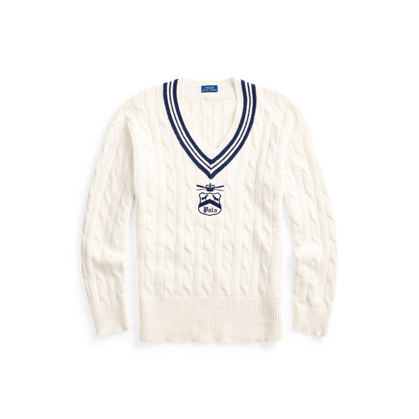 Embroidered Cricket Jumper for Men | Ralph Lauren® UK