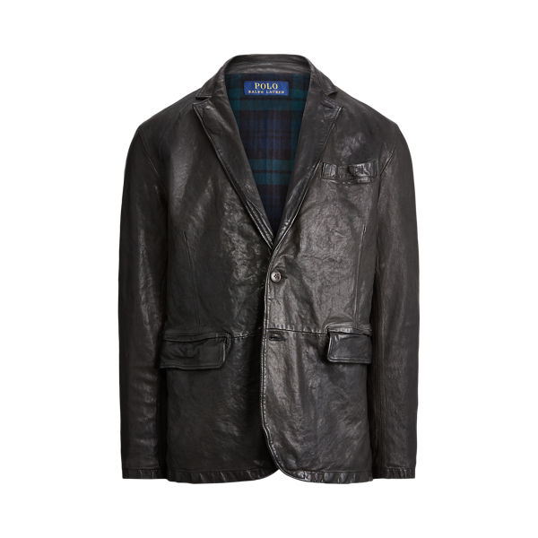 polo sport leather jacket