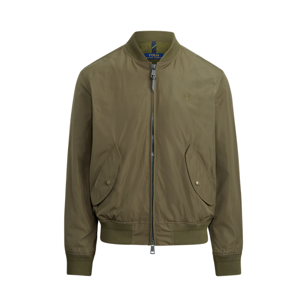 polo ralph lauren reversible twill bomber jacket