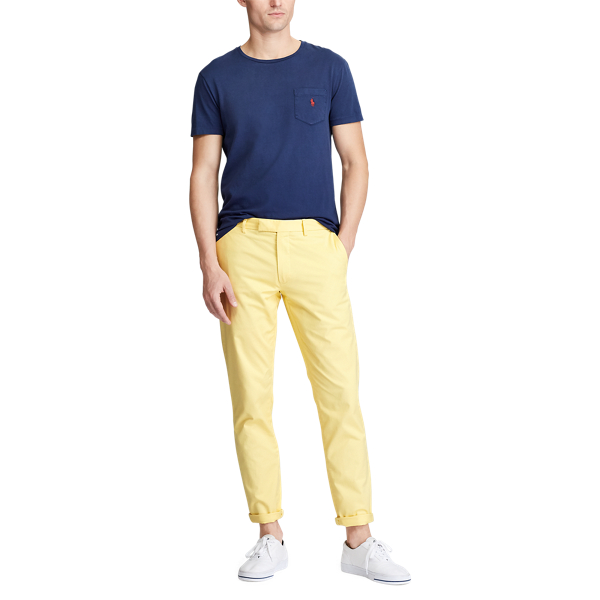 yellow polo chino pants