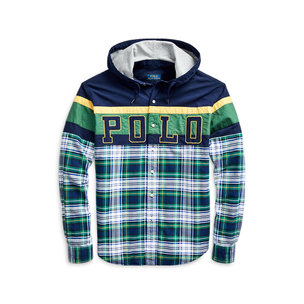 ralph lauren hooded shirt