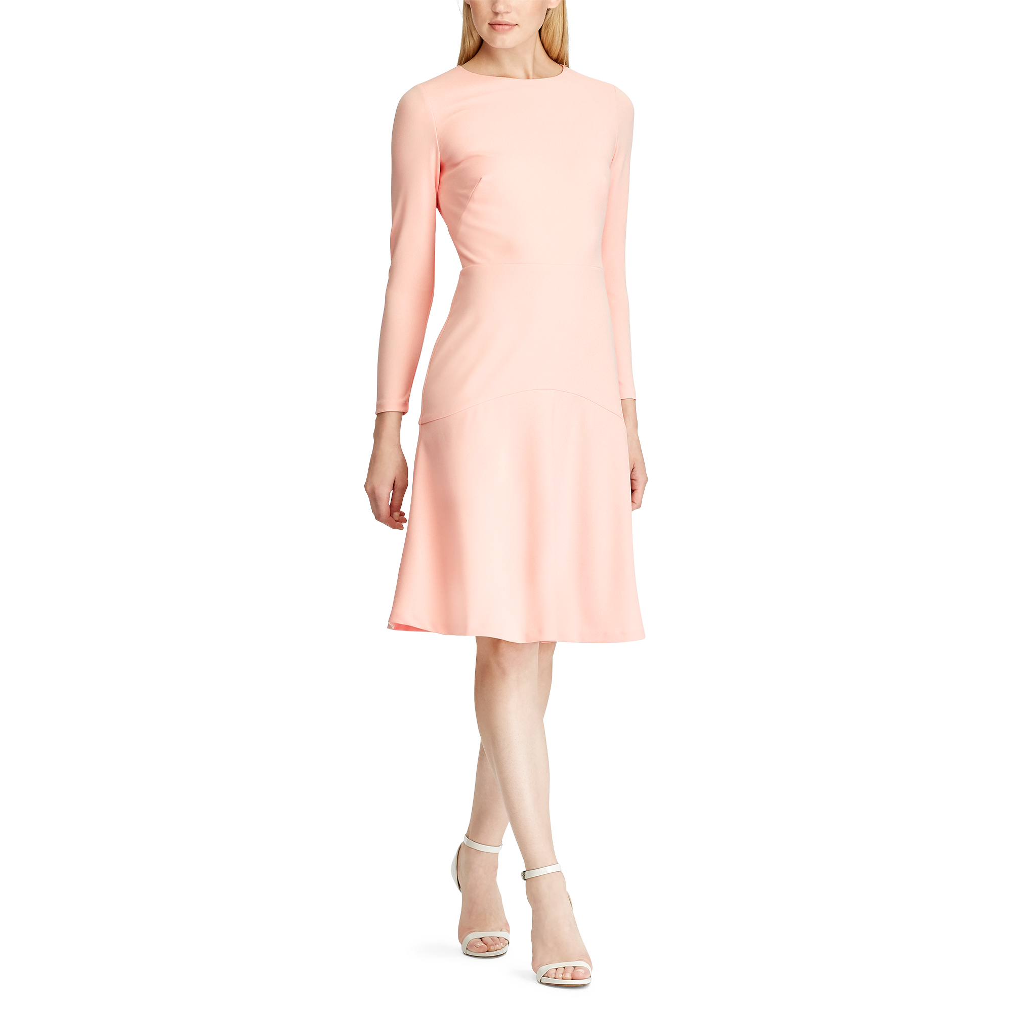 Ralph Lauren Crepe Fit-and-Flare Dress. 2