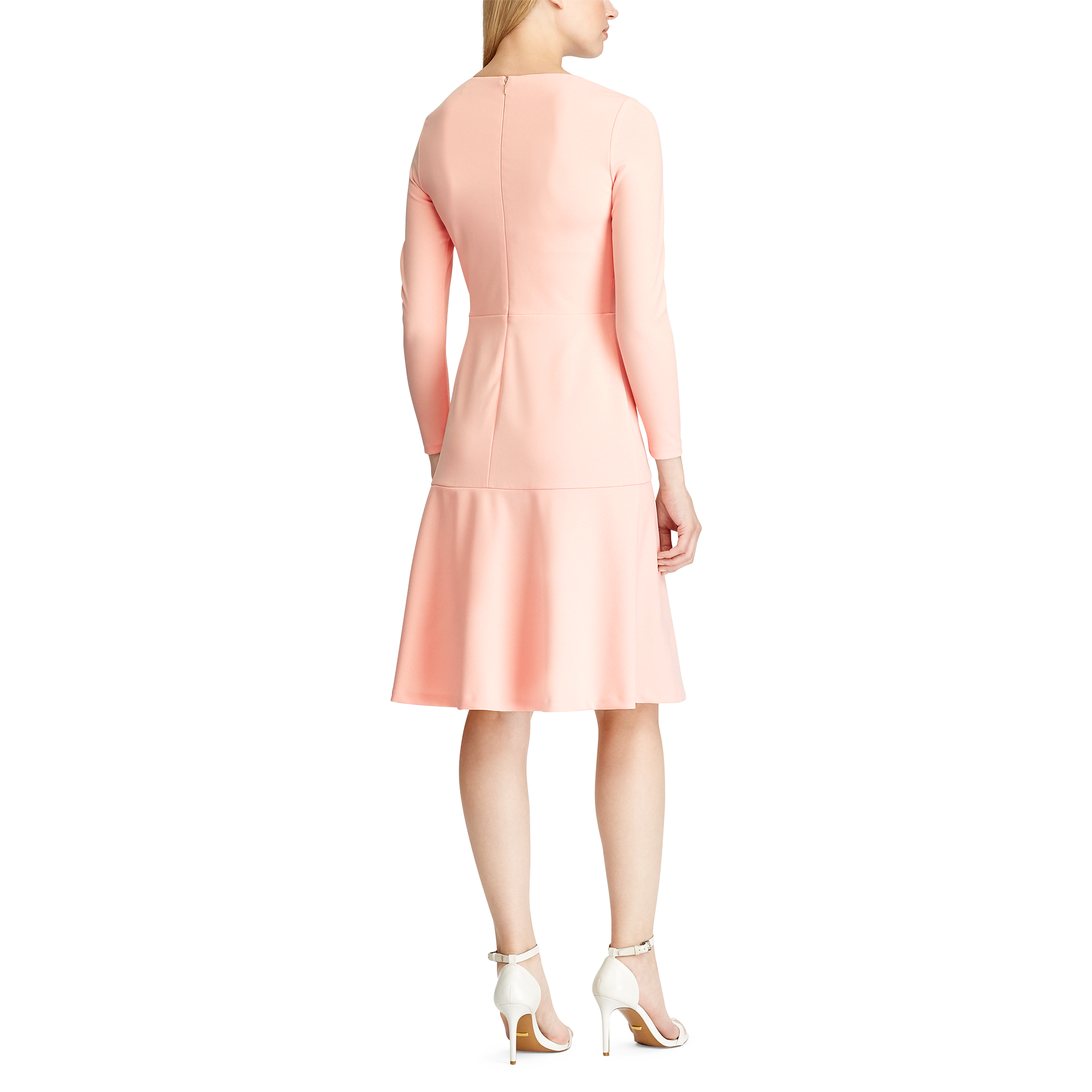 Ralph Lauren Crepe Fit-and-Flare Dress. 4