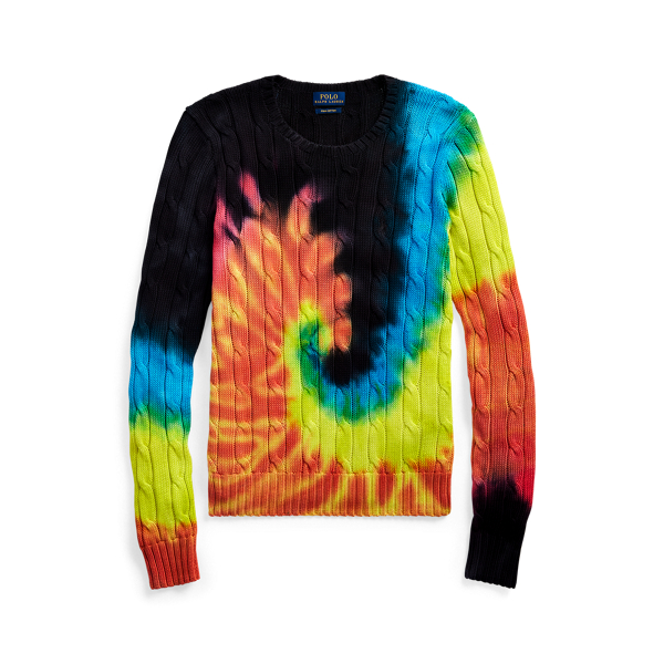 polo tie dye sweatshirt