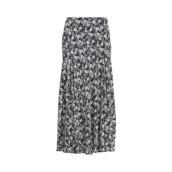 Floral Georgette Maxiskirt