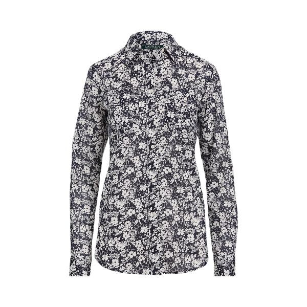 Floral Cotton Voile Shirt