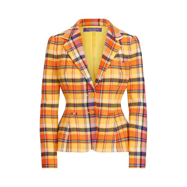 lauren ralph lauren plaid blazer