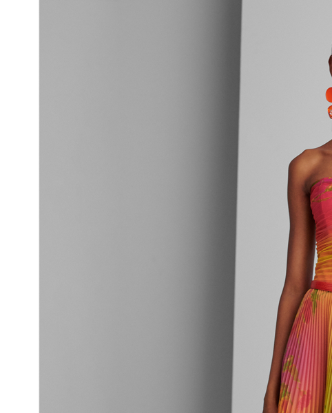 Eloise Ombr&eacute;-Floral Dress