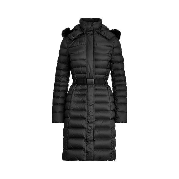 ralph lauren women's black coat