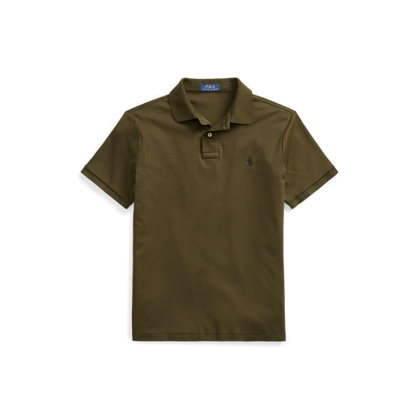 Polo ajusté en coton doux