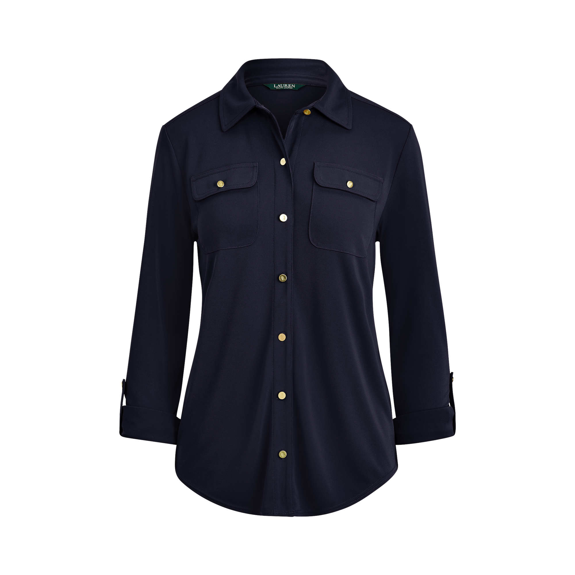 Ralph Lauren Roll-Tab-Sleeve Shirt. 1