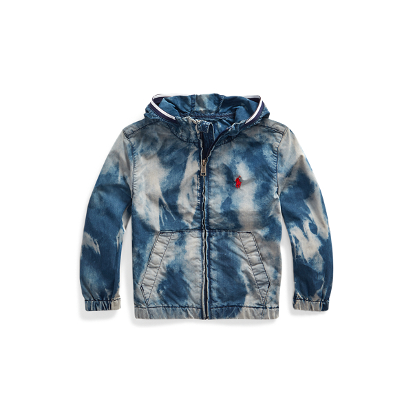 polo bear denim windbreaker