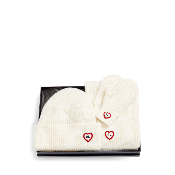 ralph lauren hat gloves and scarf sets