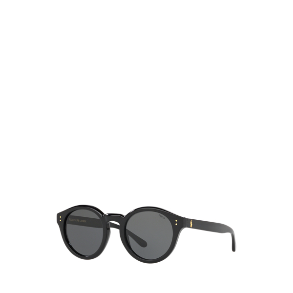 ralph lauren black and gold sunglasses