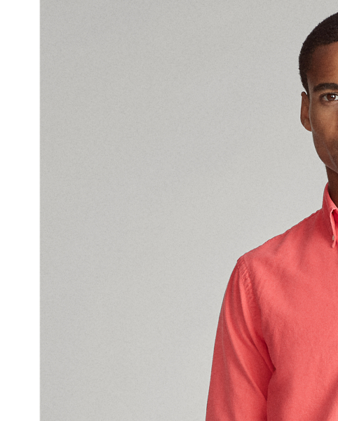 Garment-Dyed Oxford Shirt