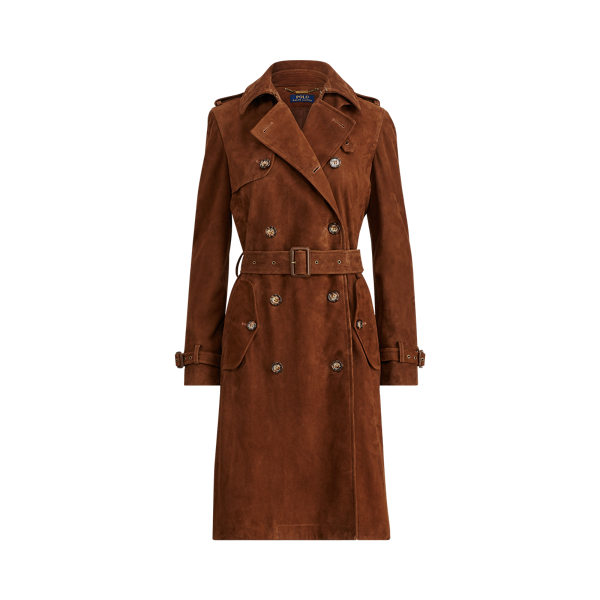 Trenchcoat aus Lammwildleder