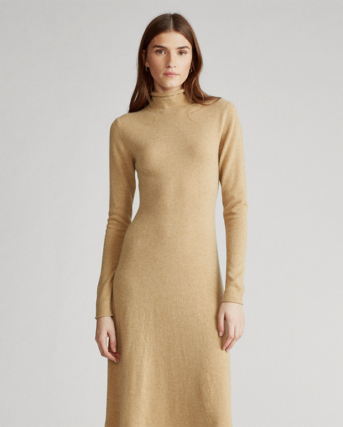 Cashmere Turtleneck Dress