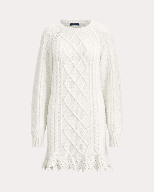 Aran-Knit Sweater Dress - Ralph Lauren