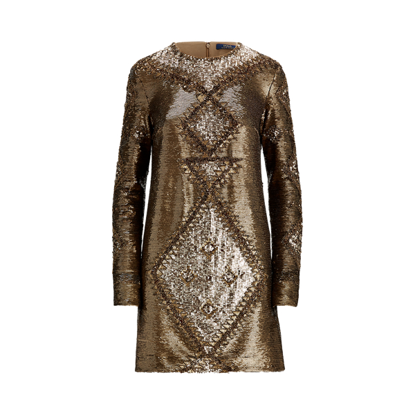 ralph lauren sequin dress