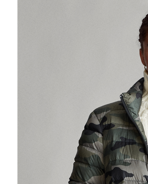 Camo Packable Down Jacket