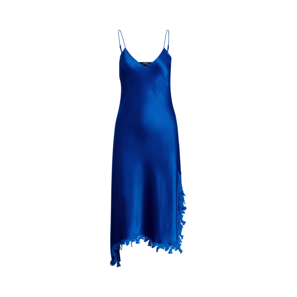 ralph lauren lace trim dress