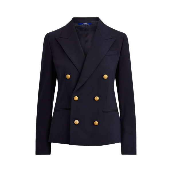 ralph lauren blue blazer ladies