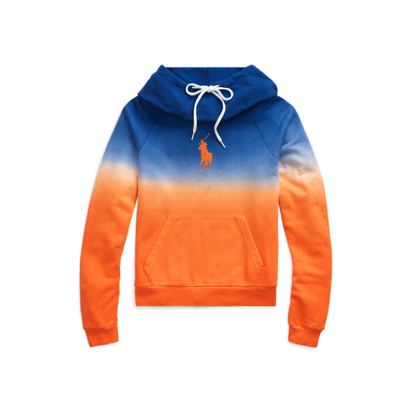 Ombr&eacute;-Kapuzenshirt aus Fleece