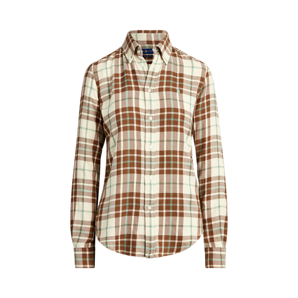 Kariertes Hemd aus Baumwolltwill