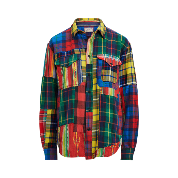 ralph lauren patchwork flannel