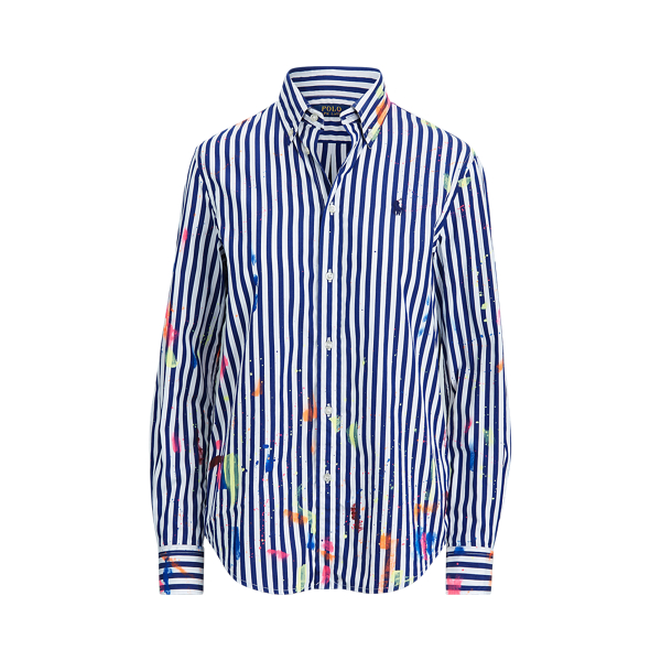 Paint-Splatter Cotton Shirt for Women | Ralph Lauren® UK