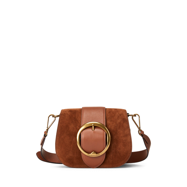 ralph lauren suede handbag
