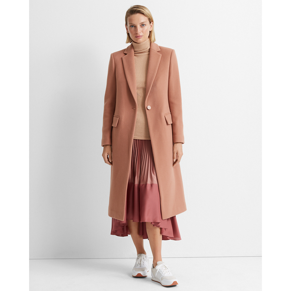 club monaco pink coat