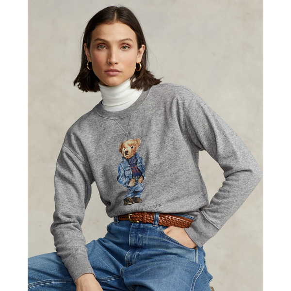 Top 46+ imagen polo ralph lauren sweatshirt women’s