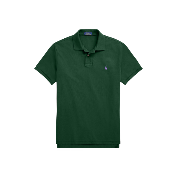 Polo cintré en coton piqué