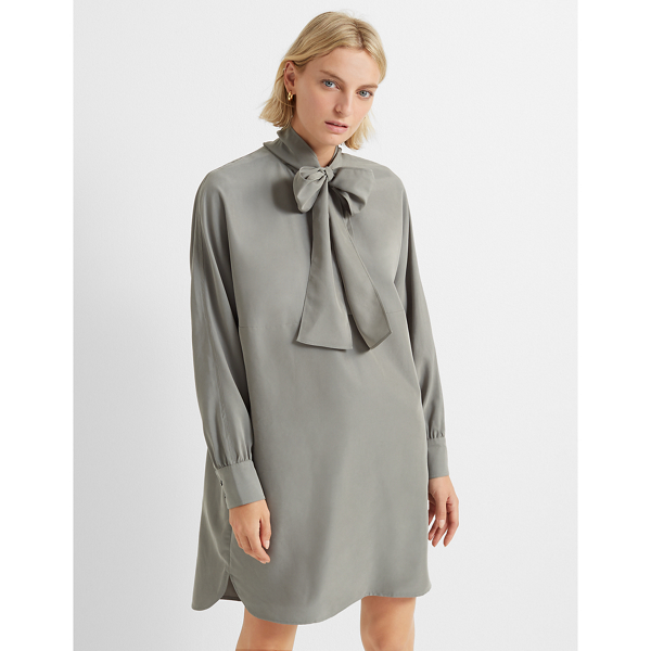 womens tie neck dress