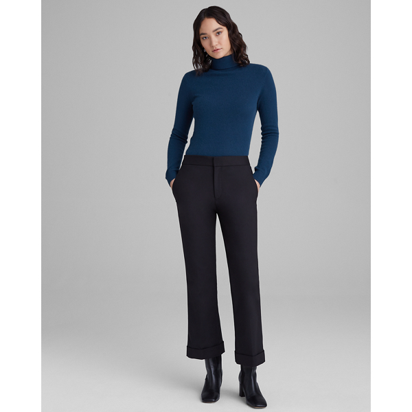 cropped kick flare pants