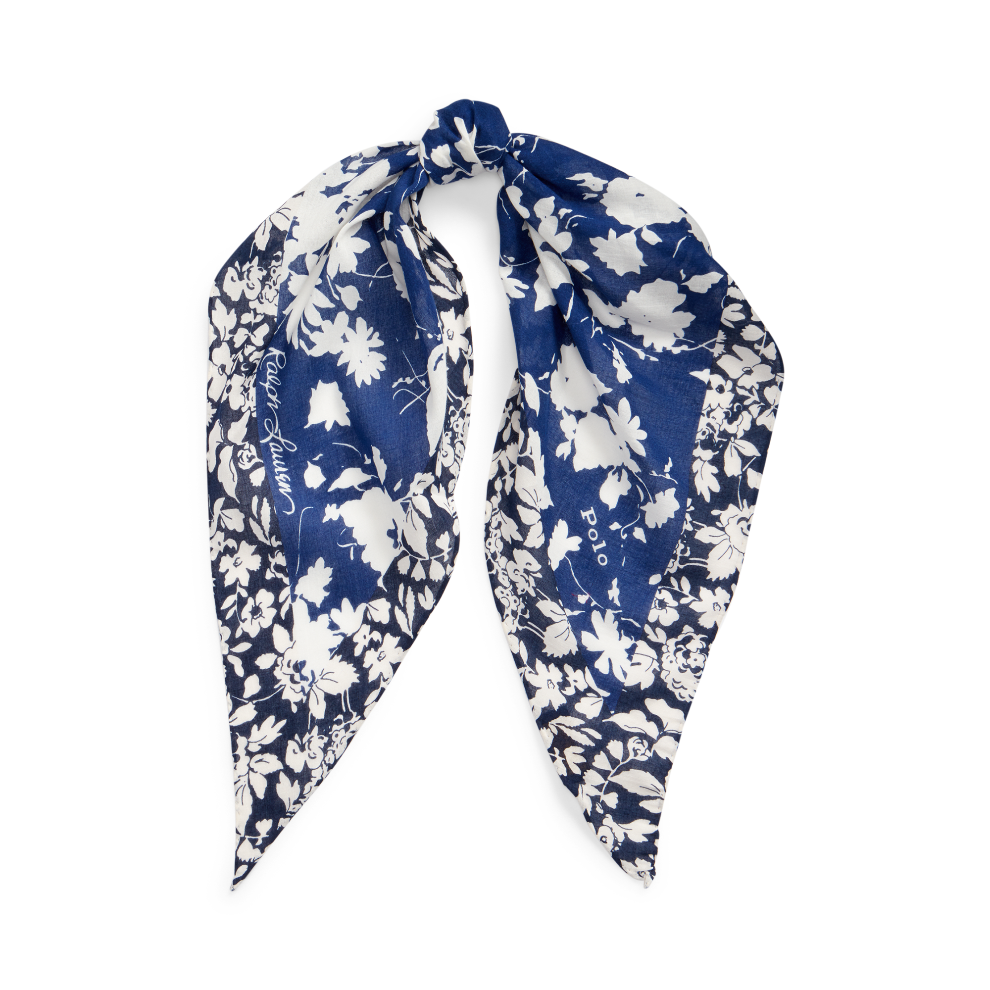 Ralph Lauren Floral Headscarf. 1