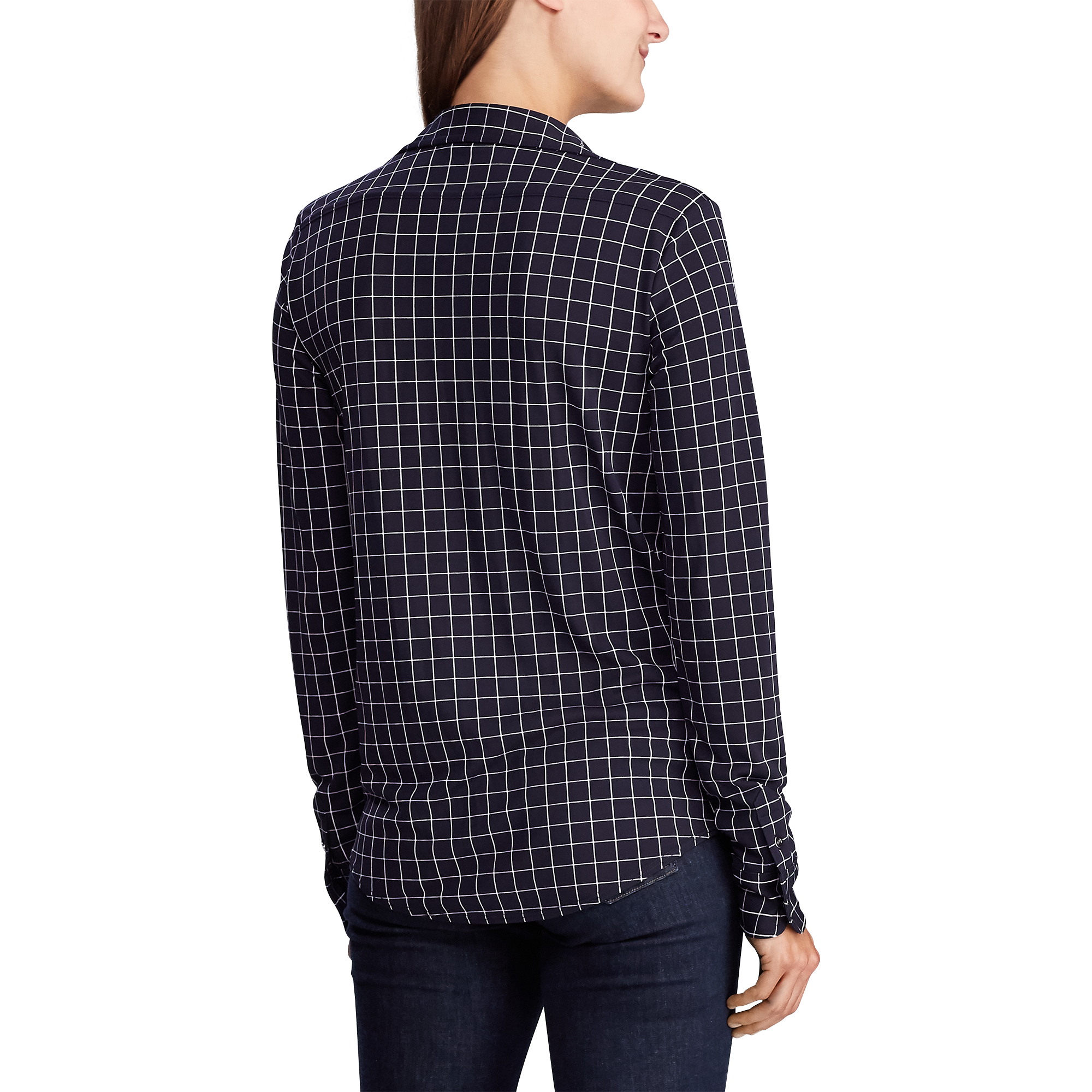 Ralph Lauren Check-Print Jersey Shirt. 4