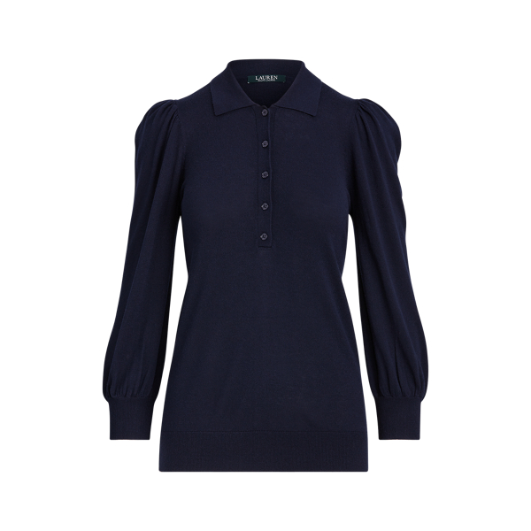 ralph lauren puff sleeve sweater