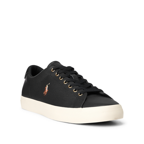 mens white trainers ralph lauren