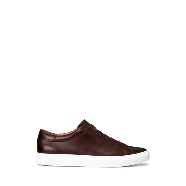 polo ralph lauren jermain calfskin sneaker