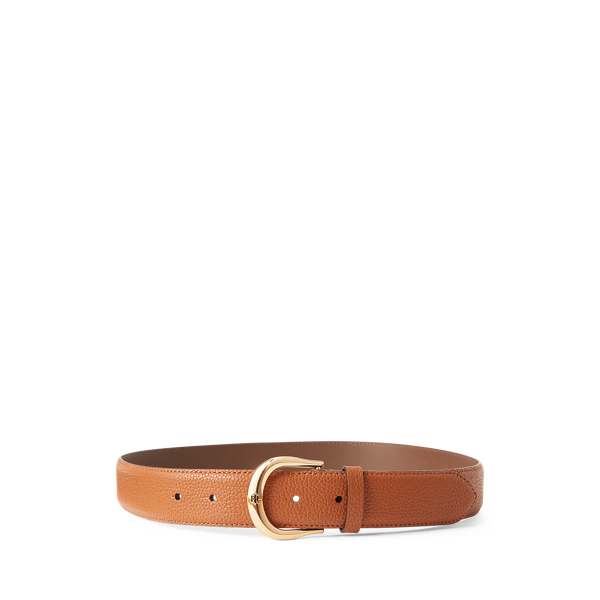 Ceinture en cuir chagrin