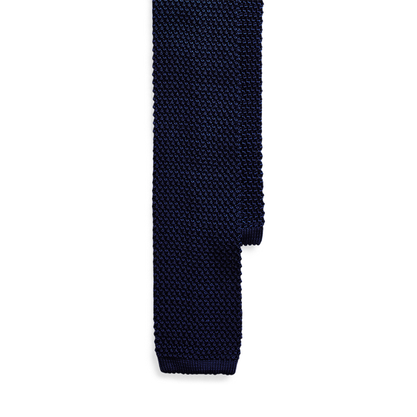 Ralph Lauren Knit Silk Tie In Lavender