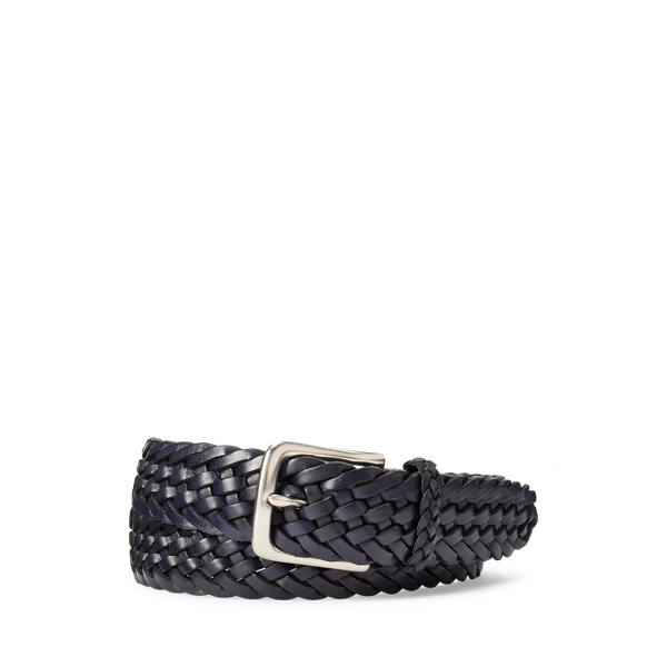 Geflochtener Lederg&uuml;rtel