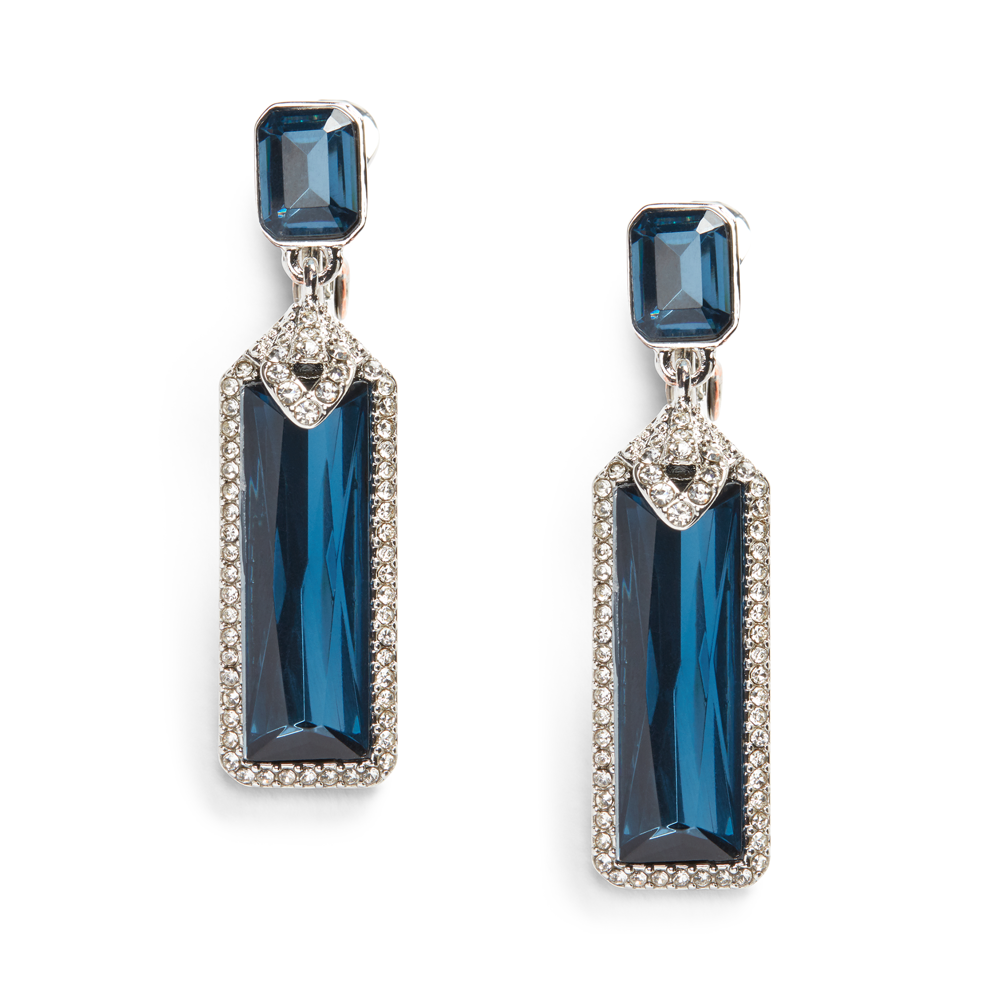 Ralph Lauren Blue Stone Drop Earrings. 1