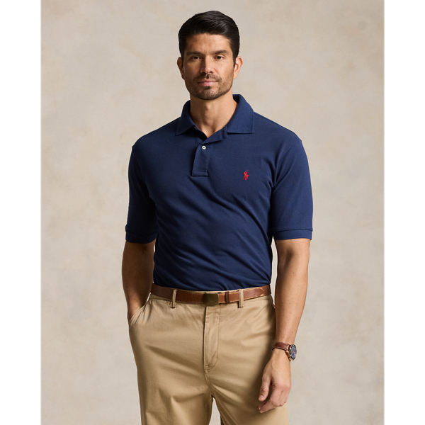 An American style standard since 1972, the Polo shirt has been imitated but never matched. Over the decades, Ralph Lauren Lauren has reimagined his signature style in a wide array of colors and fits, yet all retain the quality and attention to detail of the iconic original. This Big & Tall version is made from our highly breathable cotton mesh, which offers a textured look and a soft feel.