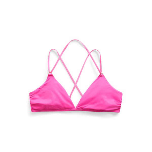 Haut de bikini dos en dentelle